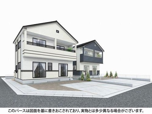 ブルーミングガーデン　倉敷市児島小川町の外観パース