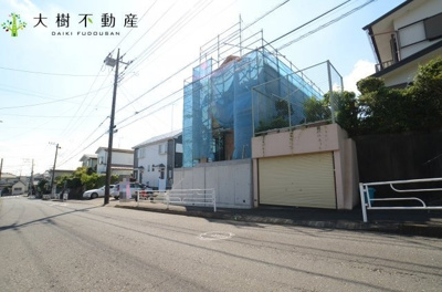 【外観】 | 海老名市上今泉５丁目　新築戸建て　全１棟　【仲介手数料無料】 | ※令和4年10月上旬に撮影