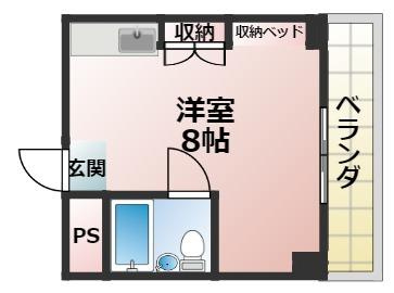 グローリア高井田の間取り