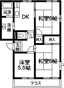 【間取り】 | シルクハイツ天川