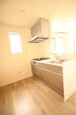 神明貸家A棟のキッチン