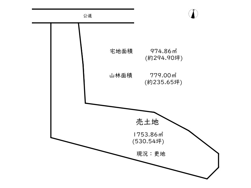 姫路市御立東6丁目／売土地の土地図