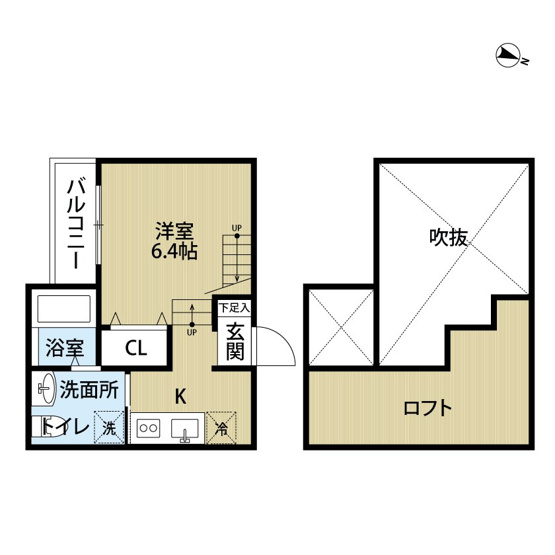 【間取り】 | angelica duo　仲介手数料無料！