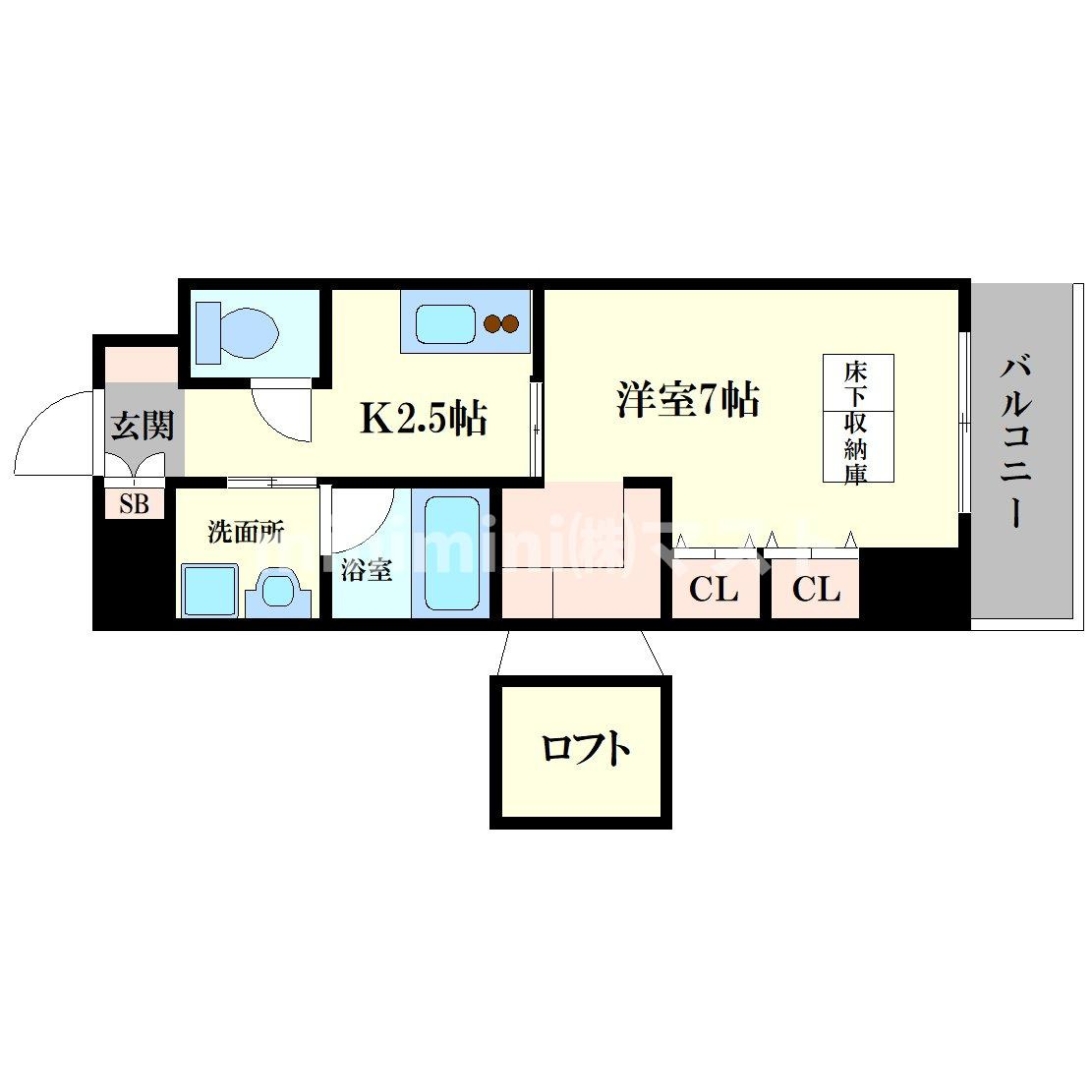 ARROW FIELDS 貮番館の間取り