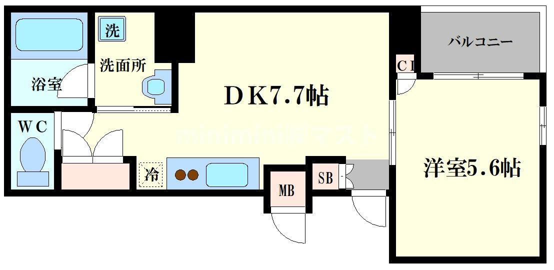 MT玉造の間取り