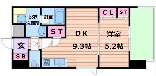 【間取り】 | スプランディッド三国Ⅰ
