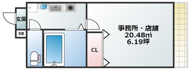【間取り】 | ブランシェ西天満