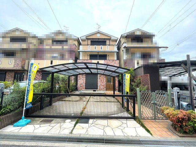 岸和田市加守町2丁目　戸建の前面道路含む現地写真