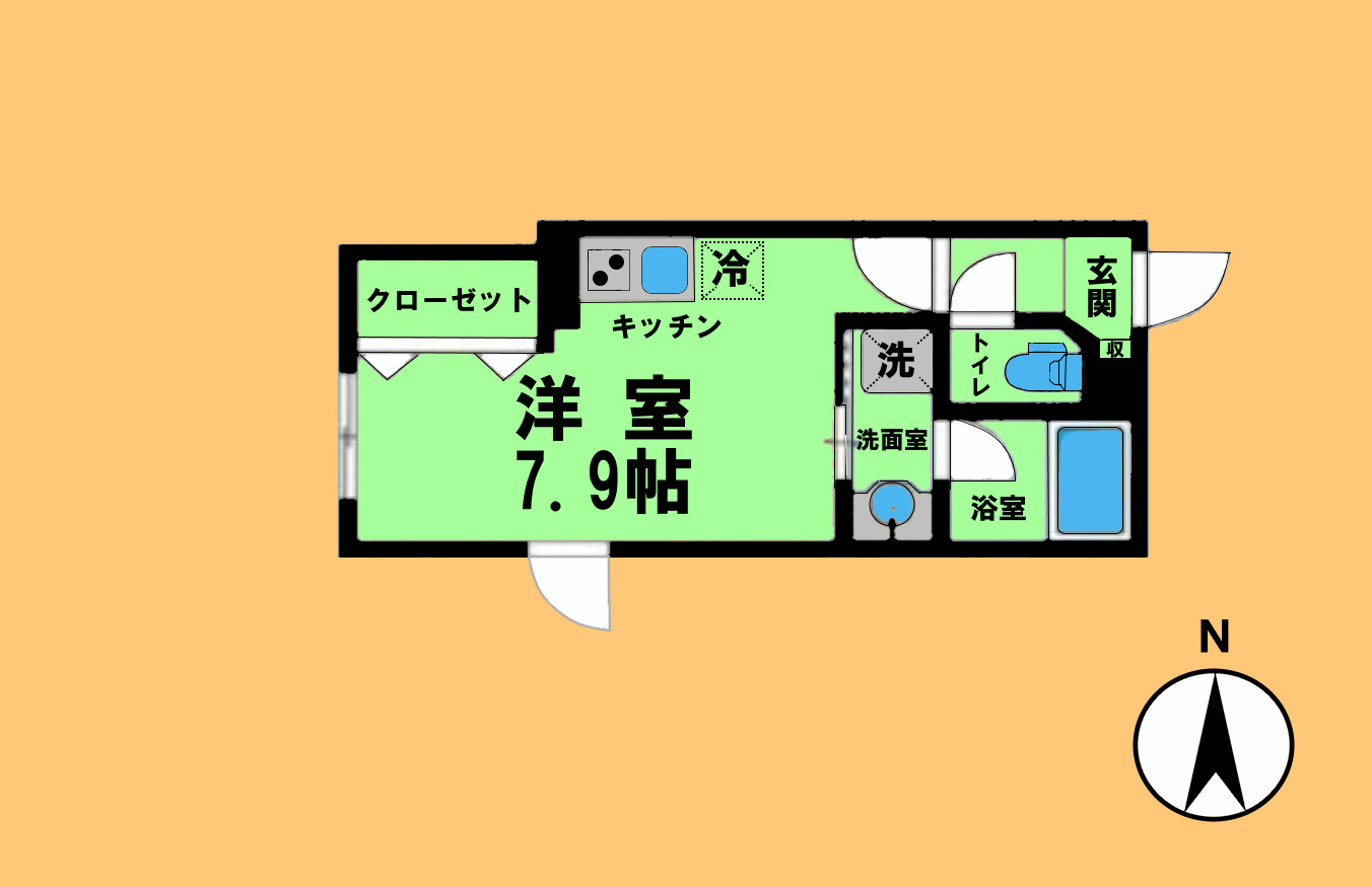 プリシェール杉栄の間取り