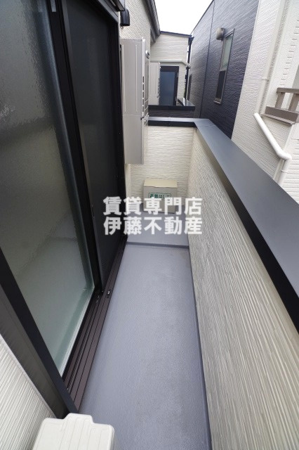 プリシェール杉栄のバルコニー