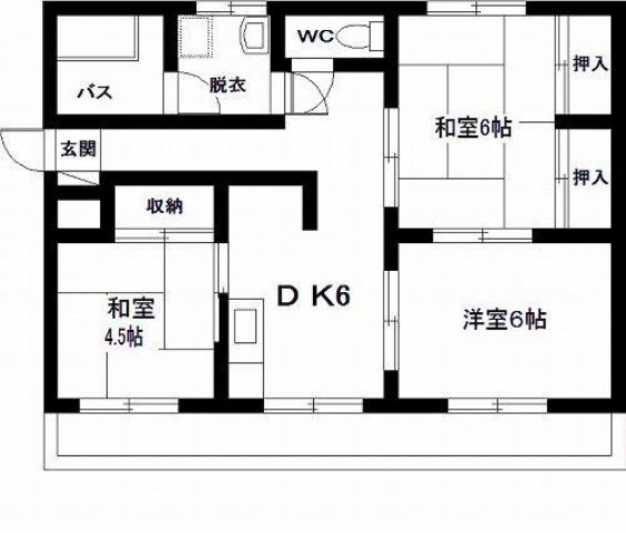 フモトハイツの間取り