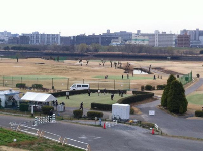 【展望】 | フラット川口南 | 徒歩２分／浮間ゴルフ場