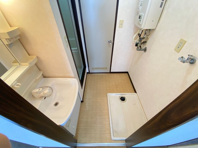 沼善ハイツの洗面所