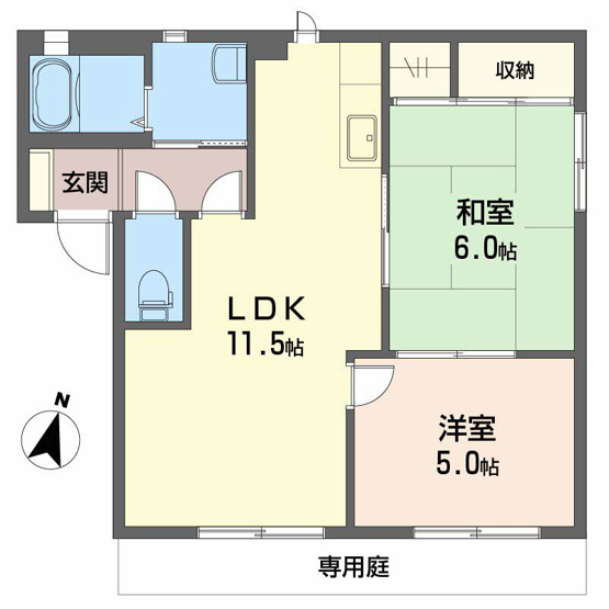 【間取り】 | バリュージュＫ Ｂ棟