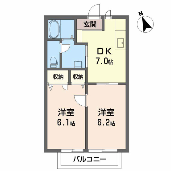 【間取り】 | ディアス サンライズ