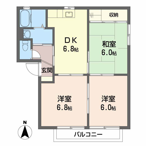 【間取り】 | バリュージュＭ・Ｍ