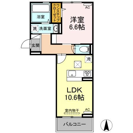 【間取り】 | プレジデント持田　B棟