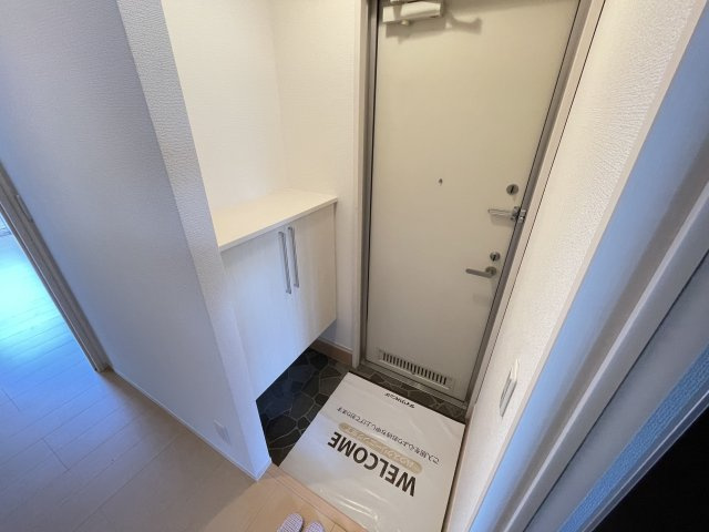 ソレーユソシア柏の玄関