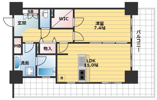 【間取り】 | エスリード長堀タワー