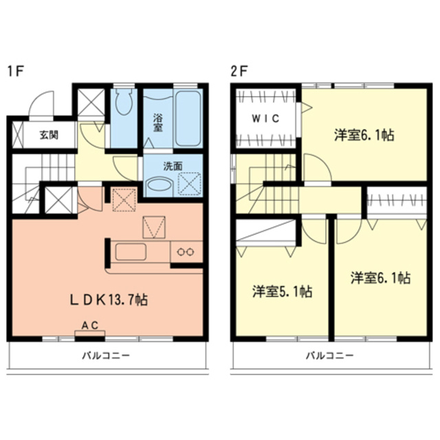 レコルトCの間取り
