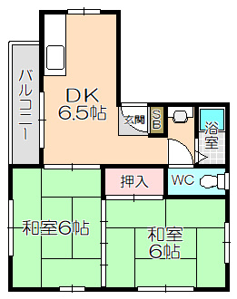 【間取り】 | シャローム中村２番館