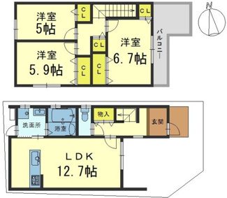 【間取り】 | 間取図