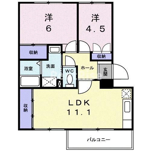 ライブタウン多加木の間取り|間取図