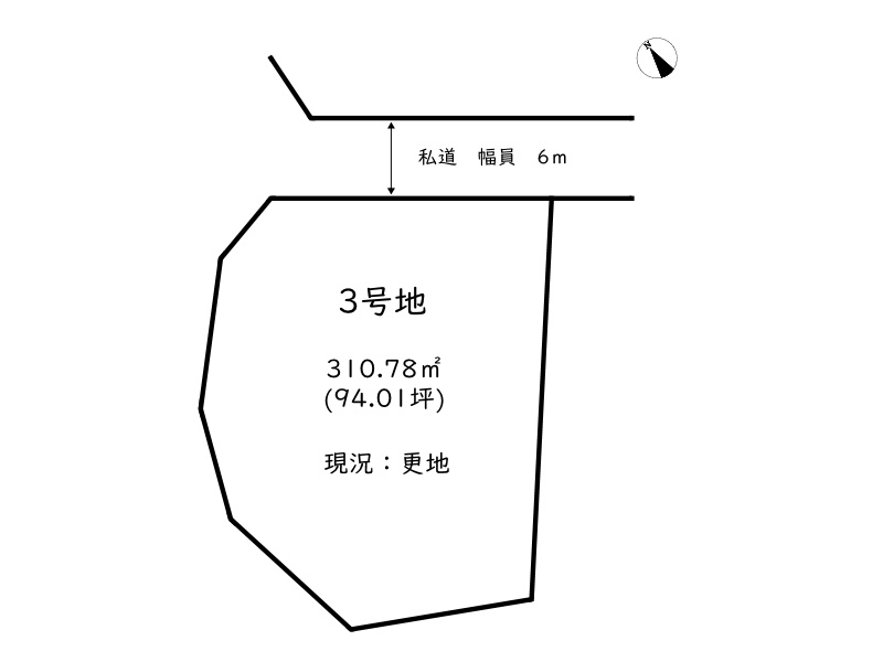姫路市夢前町寺／20区画の区画図