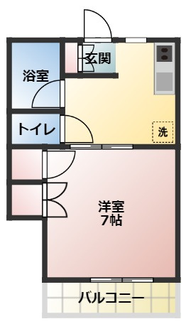 【間取り】 | コーポKM