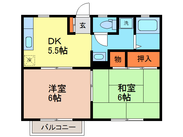 【間取り】 | ウィングコーポラスⅡ