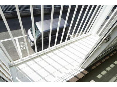 【バルコニー】 | ウィングコーポラスⅡ | 同型別部屋