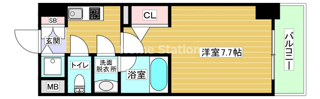 【間取り】 | アルグラッド福島WEST