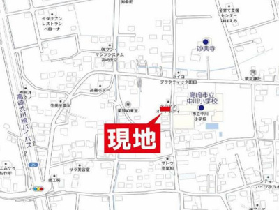【地図】 | 高崎市小八木町の土地