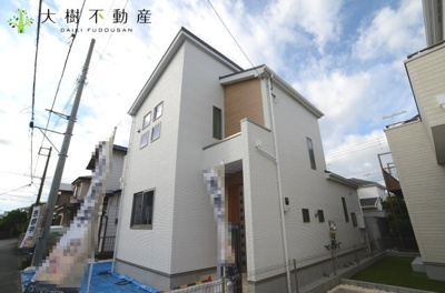 【外観】 | 海老名市社家3丁目　新築戸建て  全3棟　【仲介手数料無料】 | 建物完成しました！！内見可能です♪