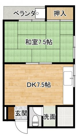 コーポ大戸台の間取り