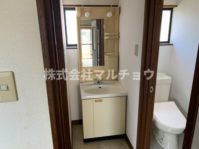 コーポ大戸台の独立洗面台|使いやすい独立洗面台です