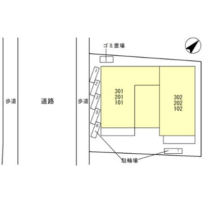 【区画図】 | ベル・フルールtaka