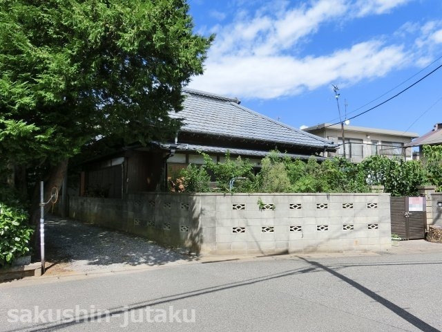 長作町　売地の外観|長作町　土地　古家あり　建築条件なし　約49坪　南西側6ｍ公道面　