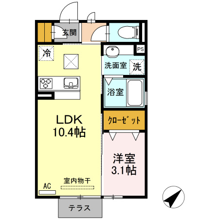 【間取り】 | ドエル斉兵
