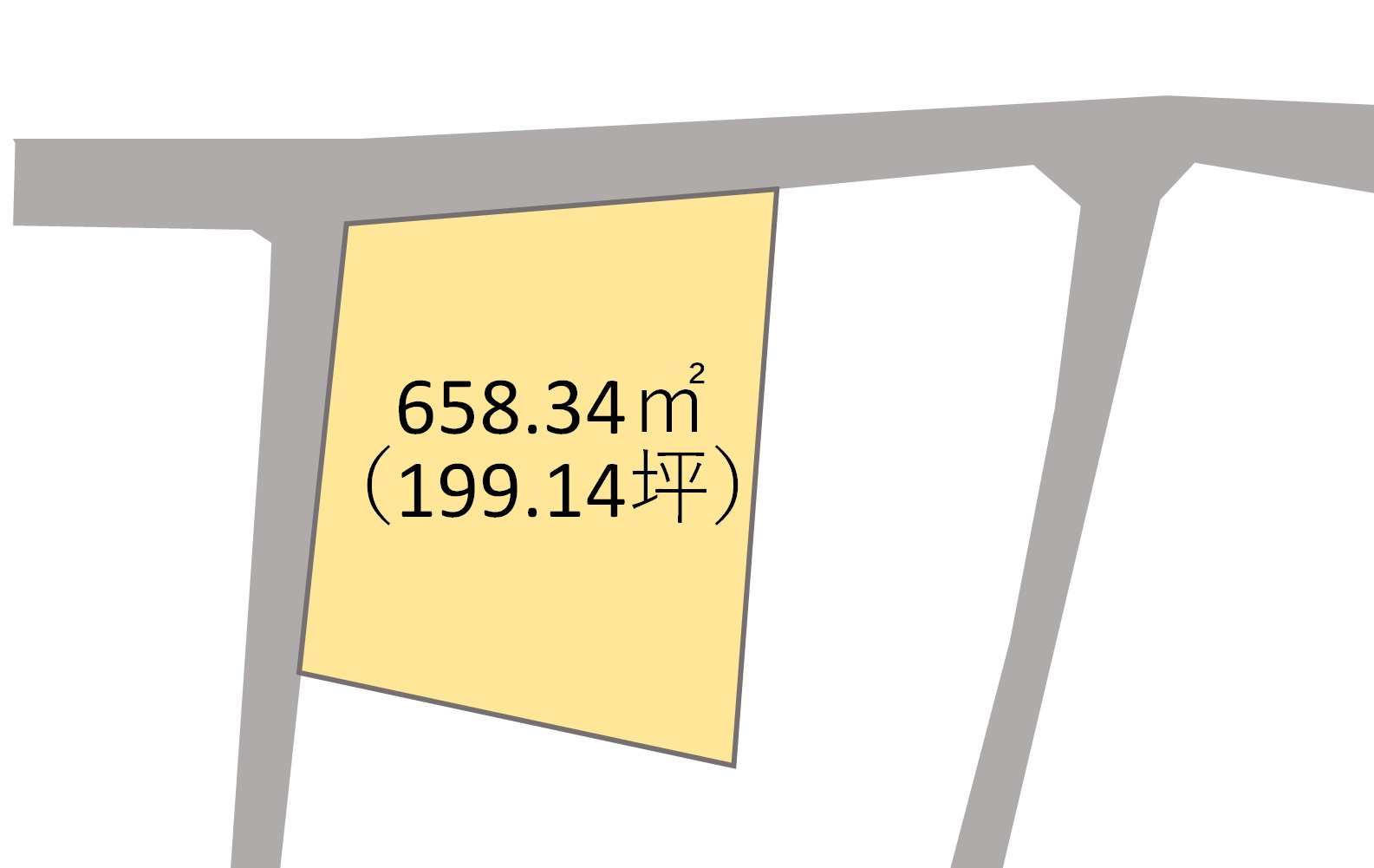 紀の川市西井阪・土地・56735の区画図