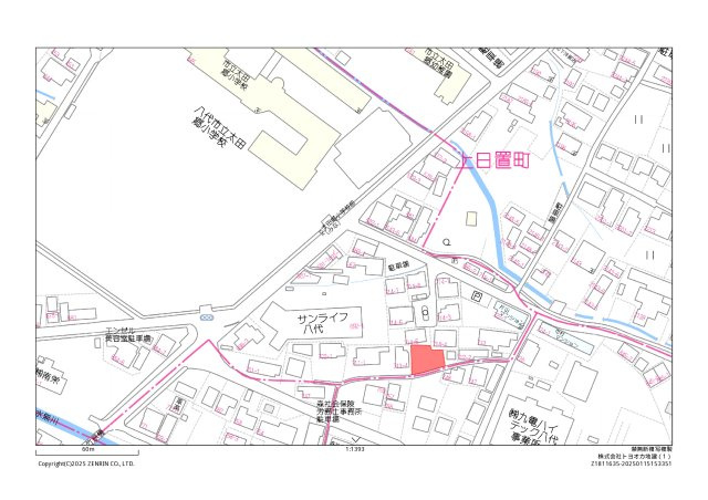 日置町712-3土地の地図