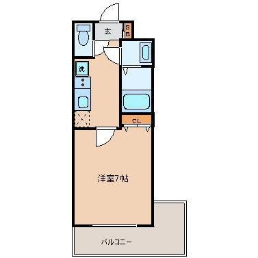 【間取り】 | ル　クレール中崎