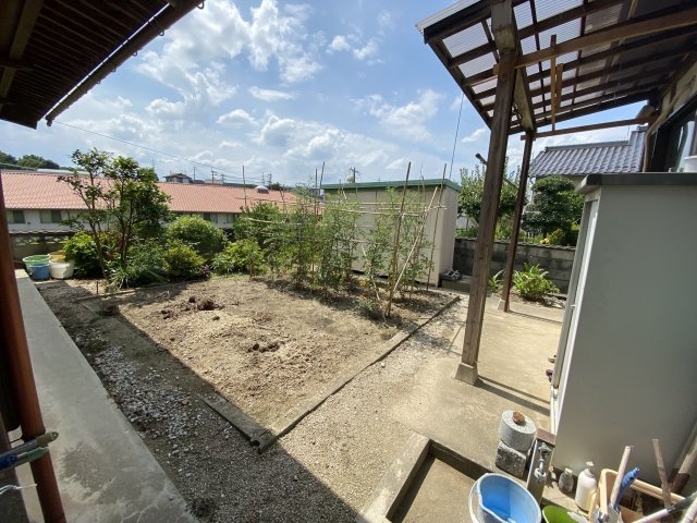 【庭】 | 夏吉戸建て | お庭が付いています