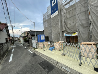 【前面道路含む現地写真】 | 守山区町北 全2棟　1号棟＜仲介手数料無料＞鳥羽見小・守山西中　新築一戸建て | 〈内覧予約キャンペーン実施中！〉マックスバリュde住まい相談までご連絡下さい。