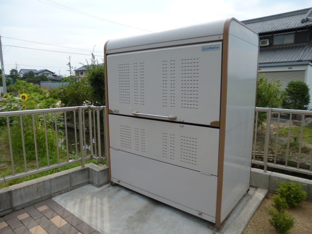 都窪郡早島町前潟のアパートのその他共用部分|敷地内ゴミST・当番なし