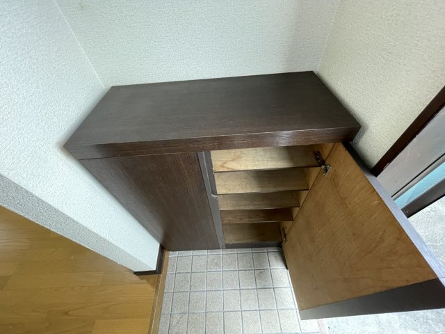 クオリティーハイツⅠの玄関|しっかりと収納できます☆