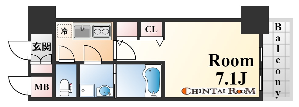 アドバンス三宮シュロスの間取り