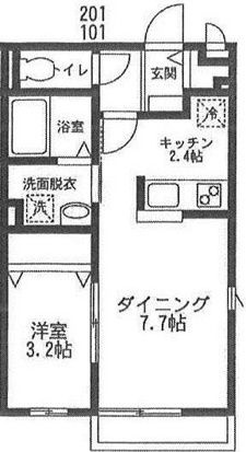 エスパス港南の間取り