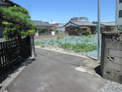 【前面道路含む現地写真】 | 熊谷市中西2丁目 1580万 土地