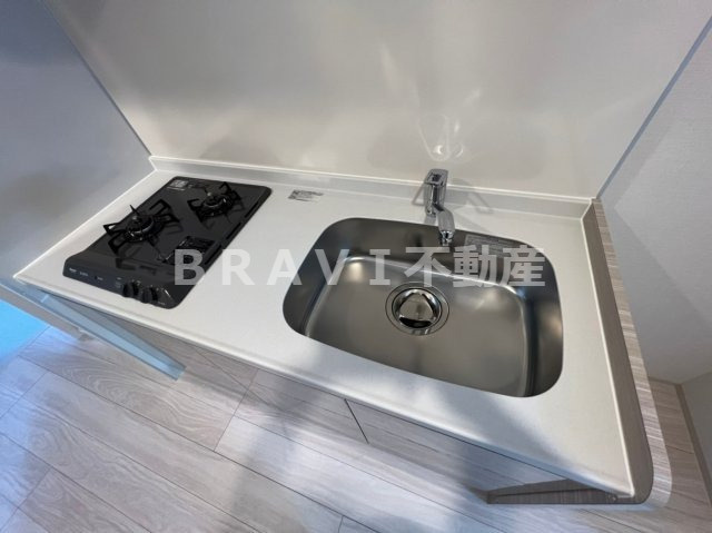 ドゥーエ天満橋　BRAVI不動産のキッチン|【ドゥーエ天満橋】お料理しやすいキッチンです
